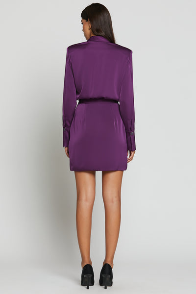 Chemy Dress Aubergine