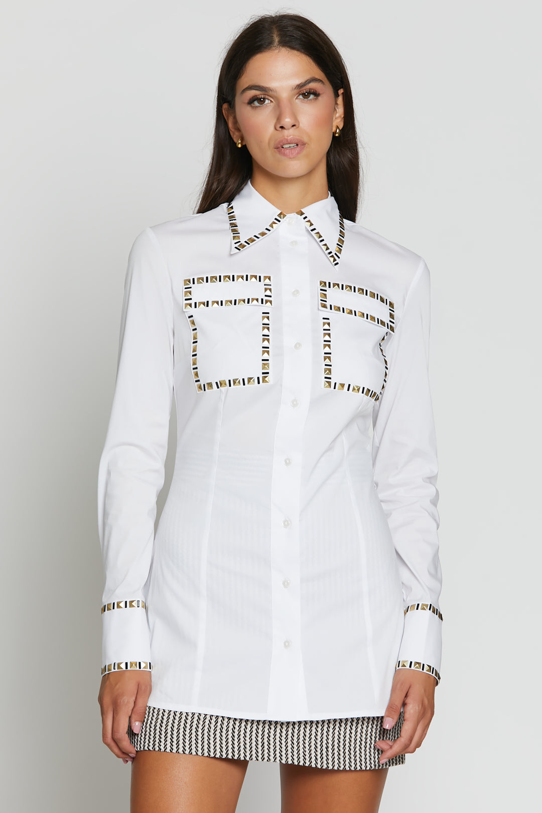 Studs Shirt White