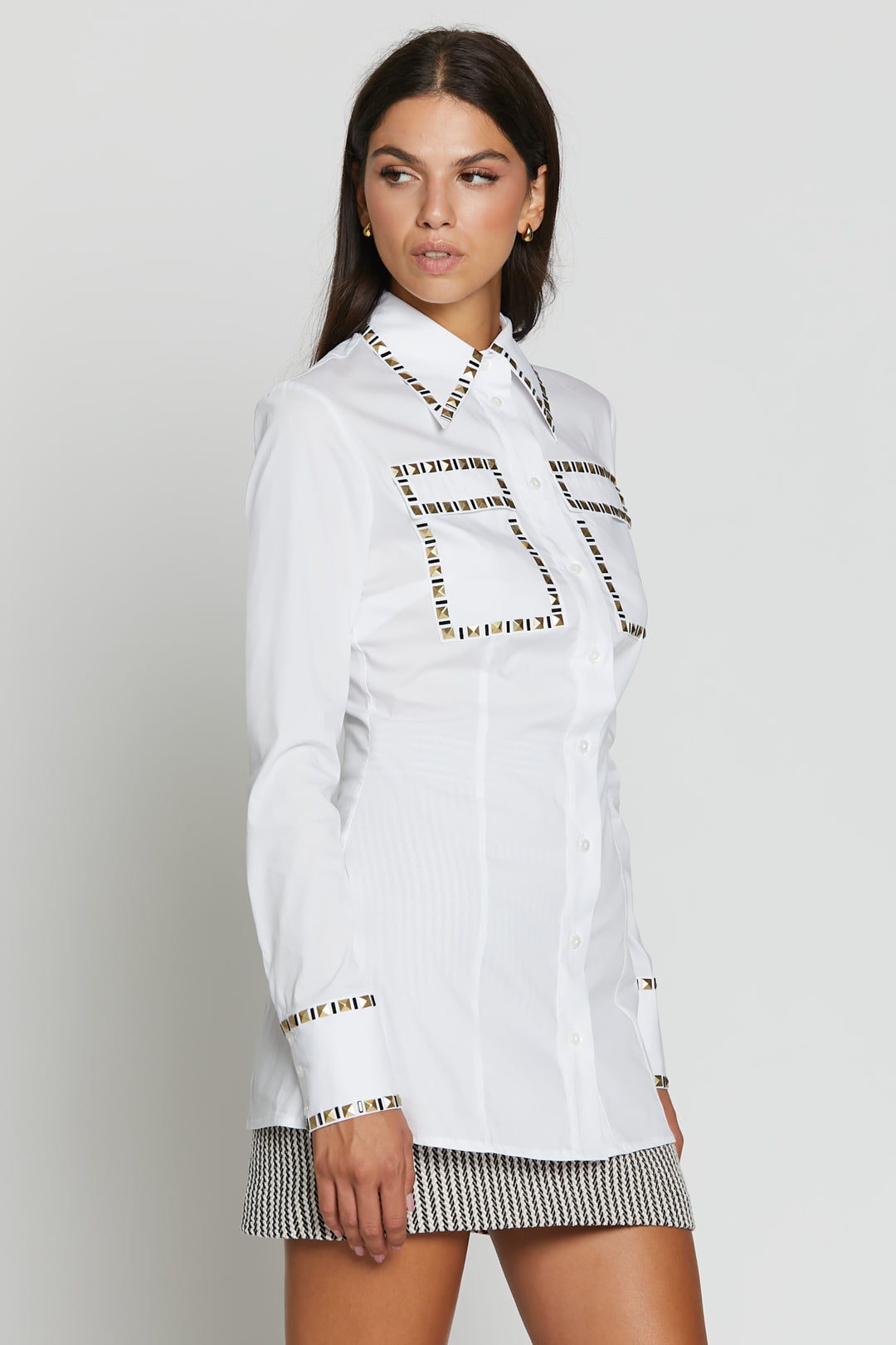 Studs Shirt White