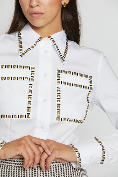 Studs Shirt White