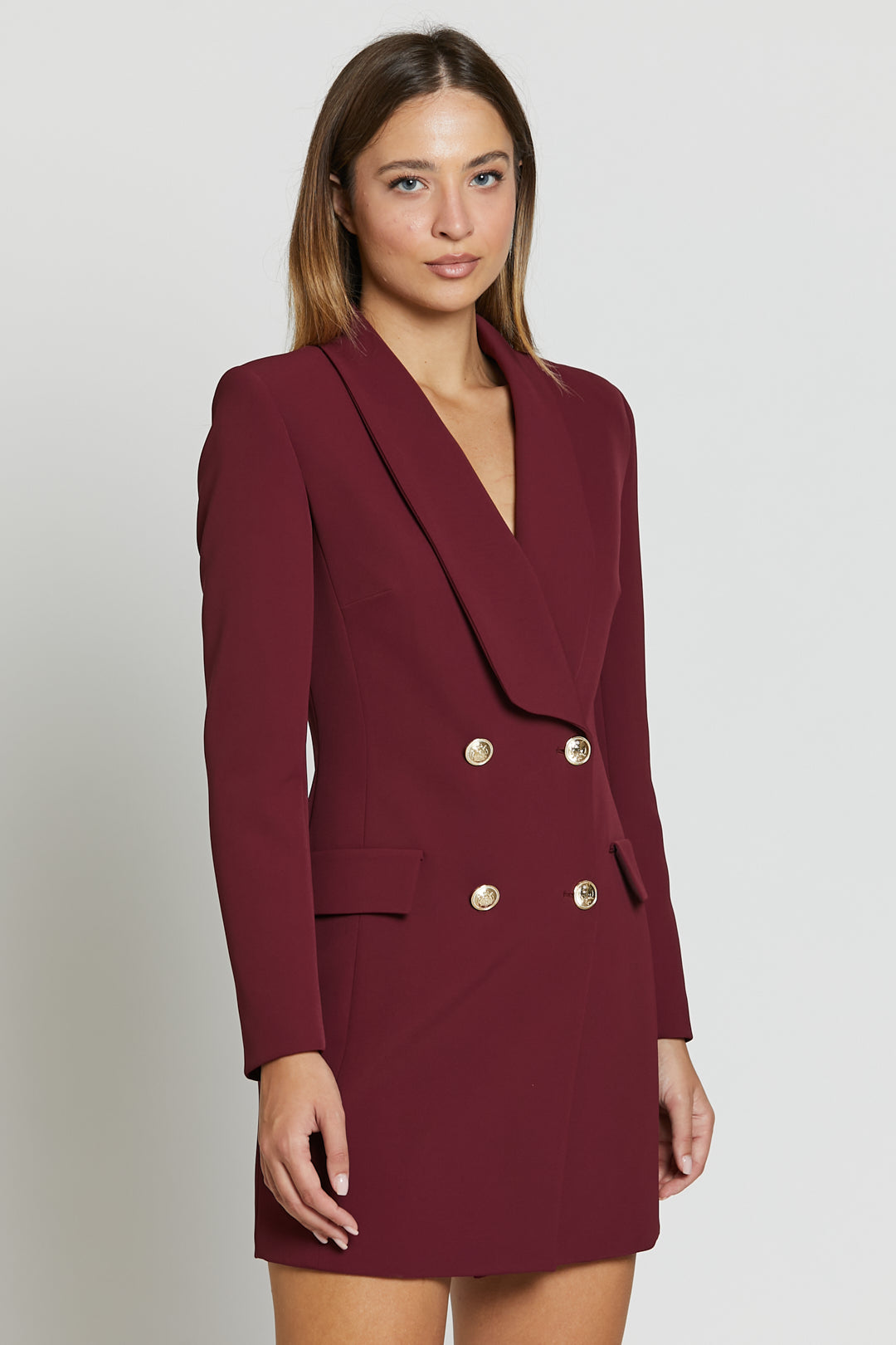 Blazer Dress Bordeaux