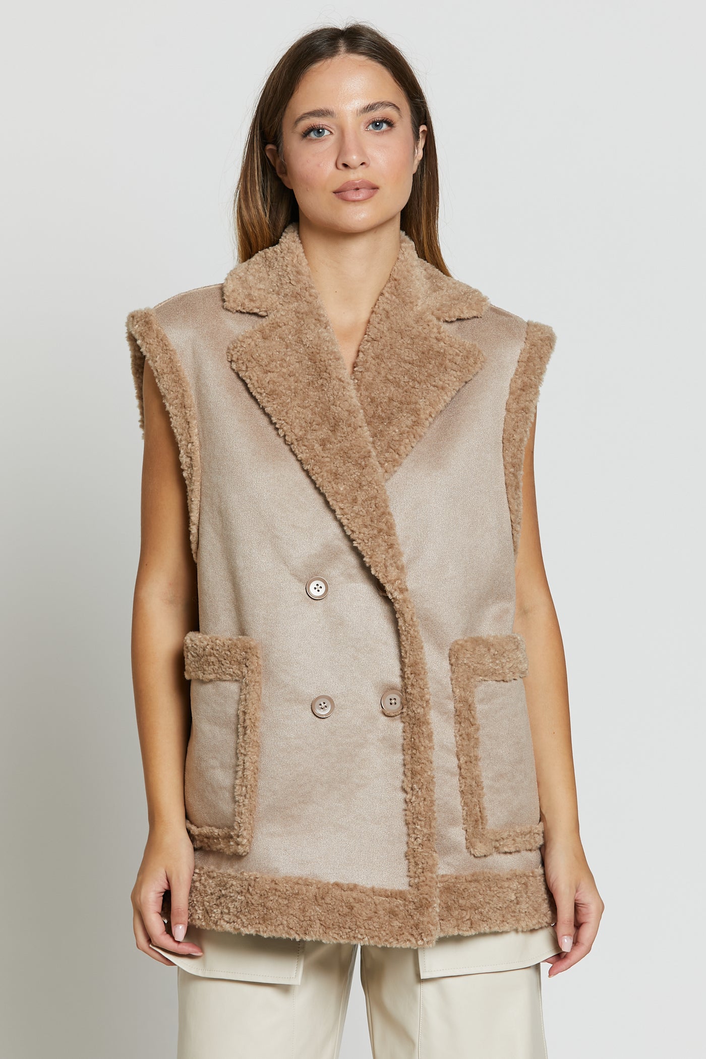 Gilet Alaska Camel