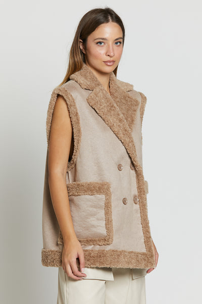 Gilet Alaska Camel