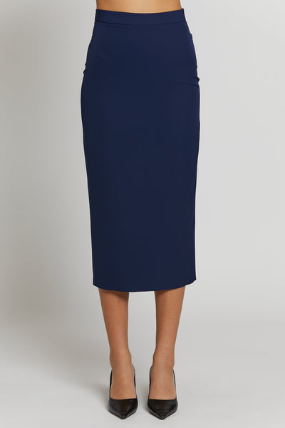 Basic Skirt Blu Navy