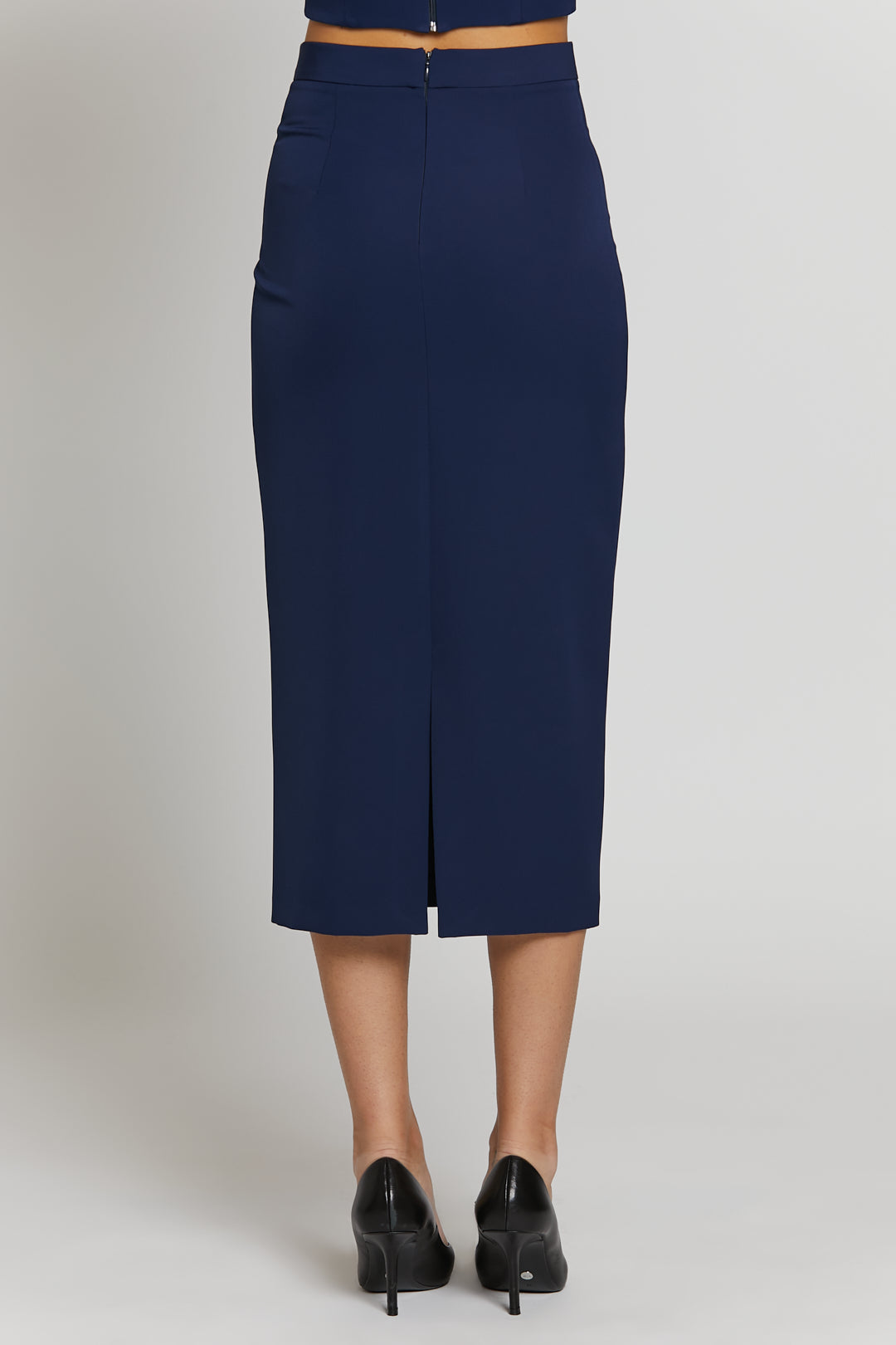 Basic Skirt Blu Navy