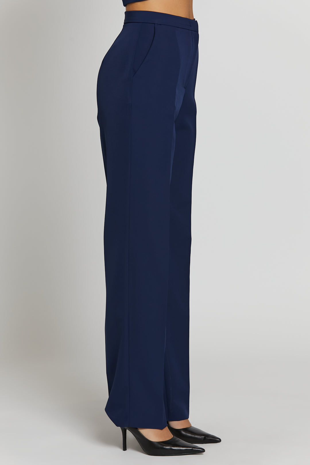 Regular Basic Pants Blu Navy