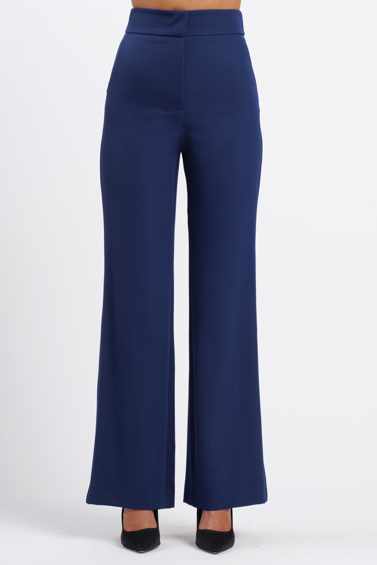 Pantalone Palazzo Spacchi Blu Navy