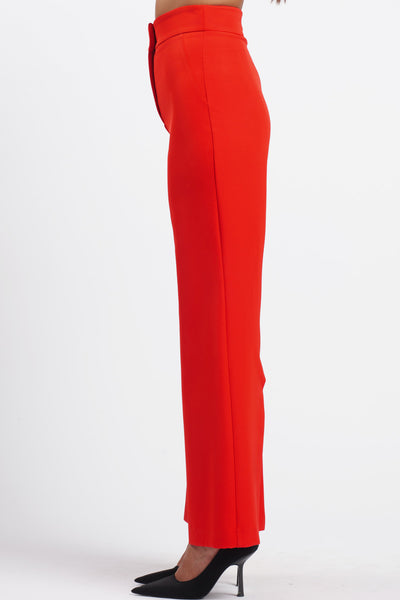 Pantalone Palazzo Spacchi Rosso