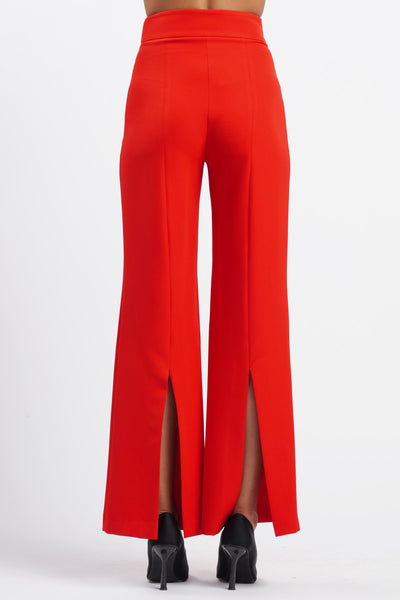 Pantalone Palazzo Spacchi Rosso