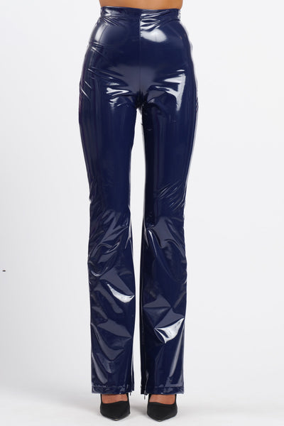 Pantalone Vinyl Skin Blu