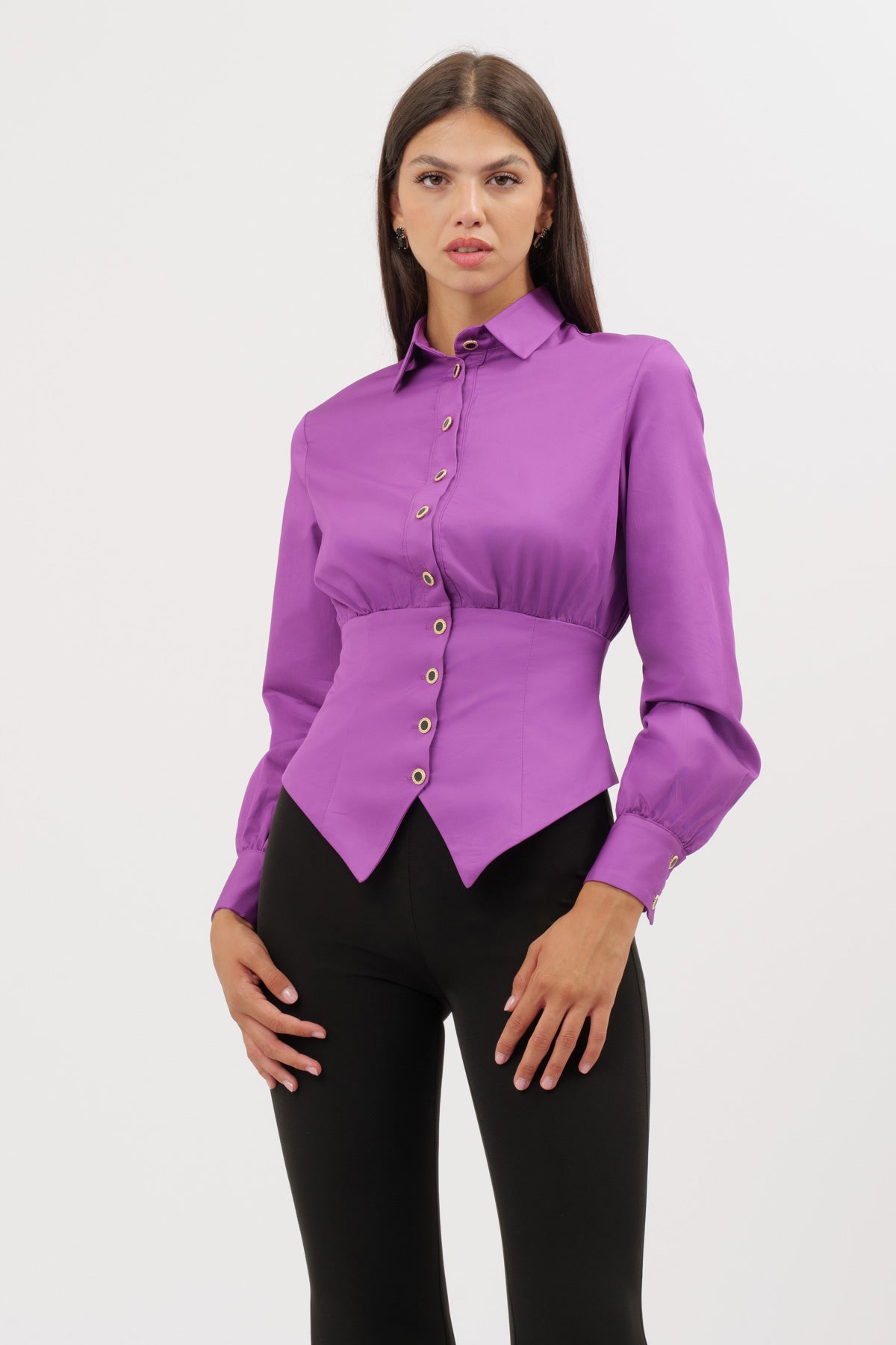 Camicia Smoking Malva