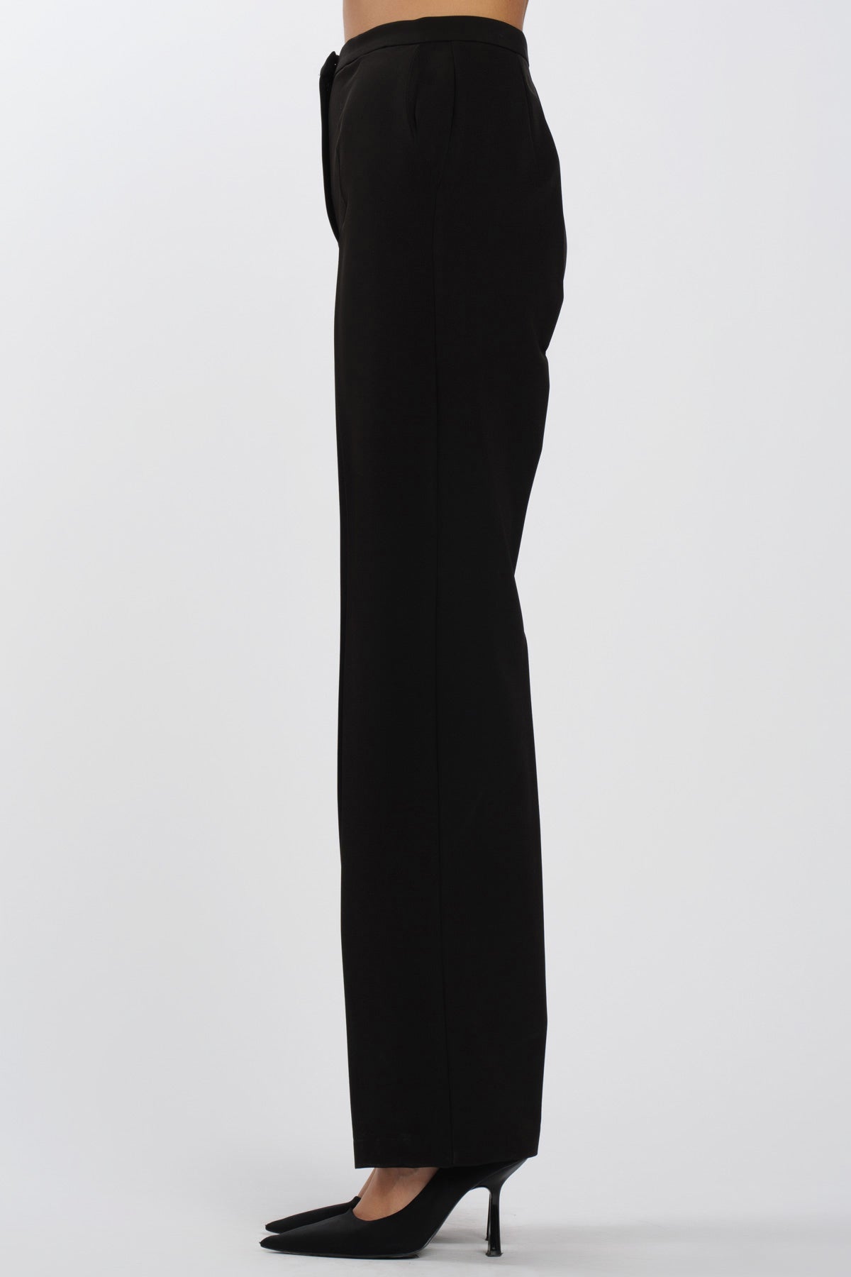 Regular Basic Pants Nero