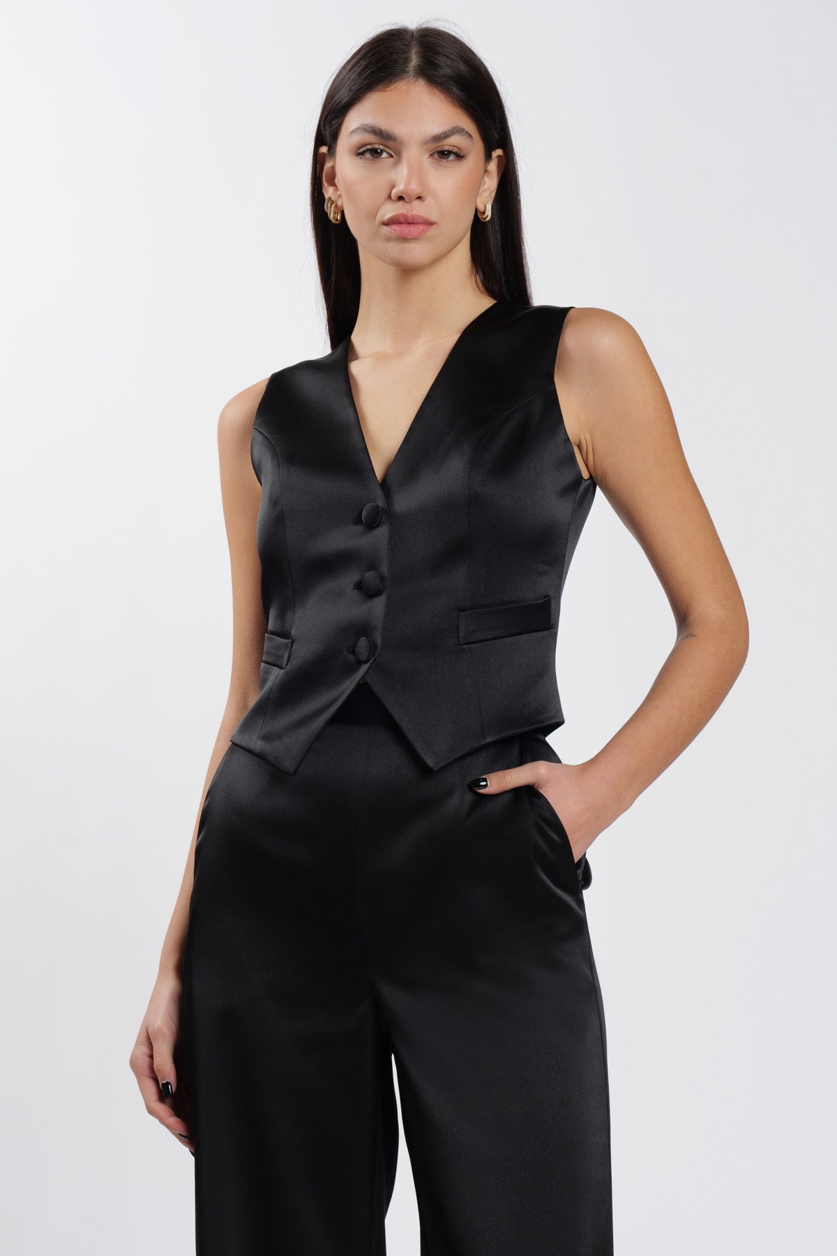 Naima Gilet Viva Nero