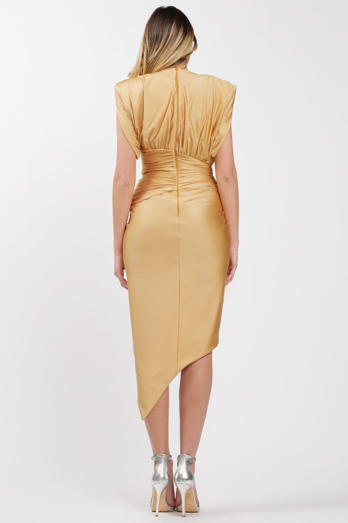 Megan Dress Gold