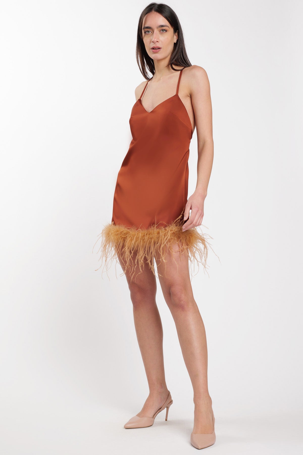 Plume Mini Dress Terra