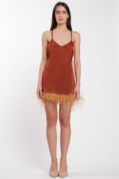 Plume Mini Dress Terra