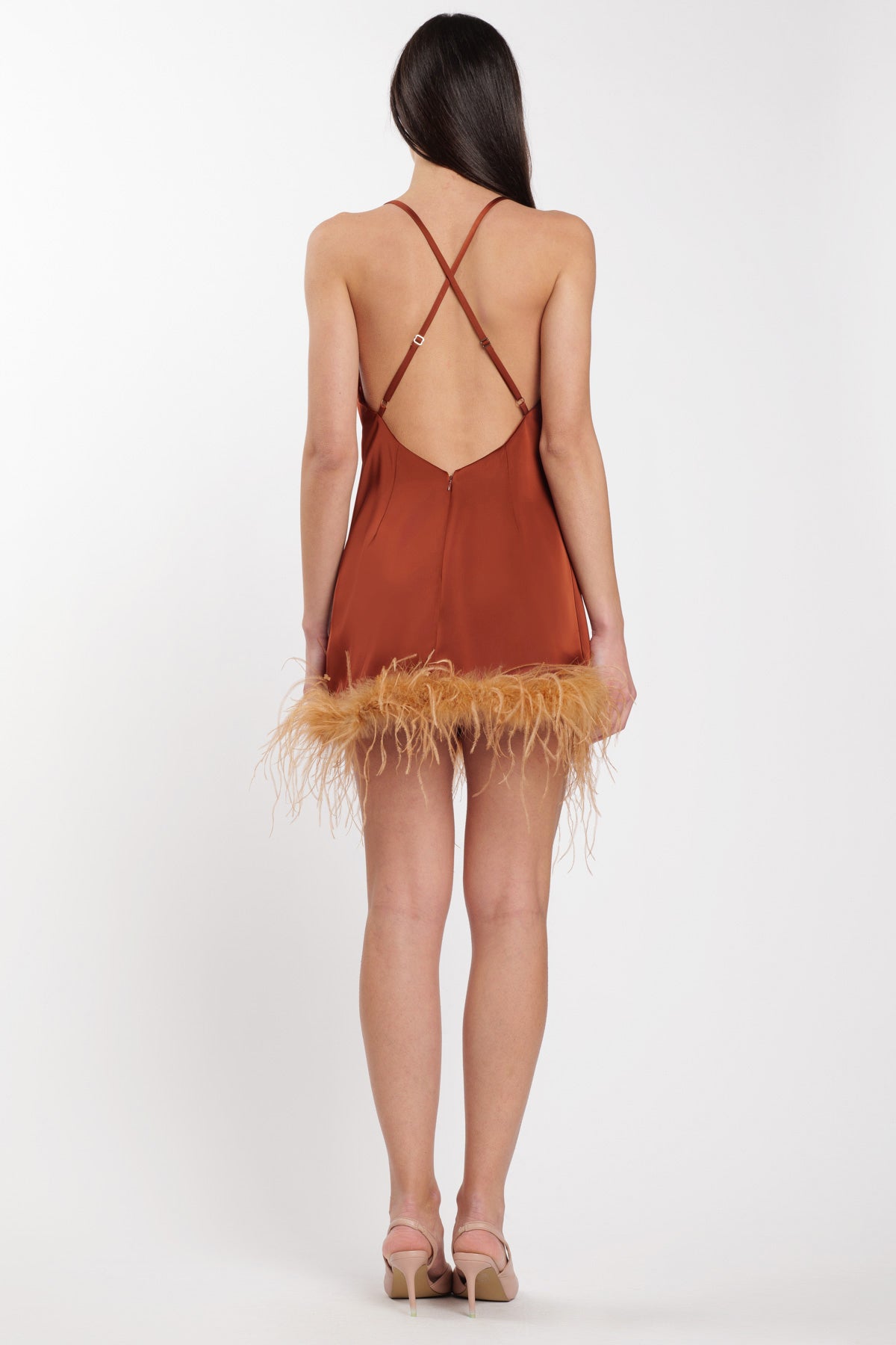 Plume Mini Dress Terra