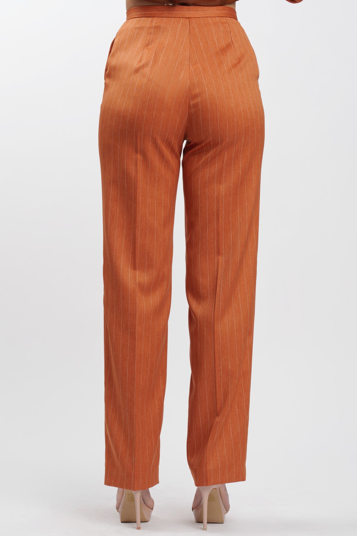 Pants Pinstriped Tabacco