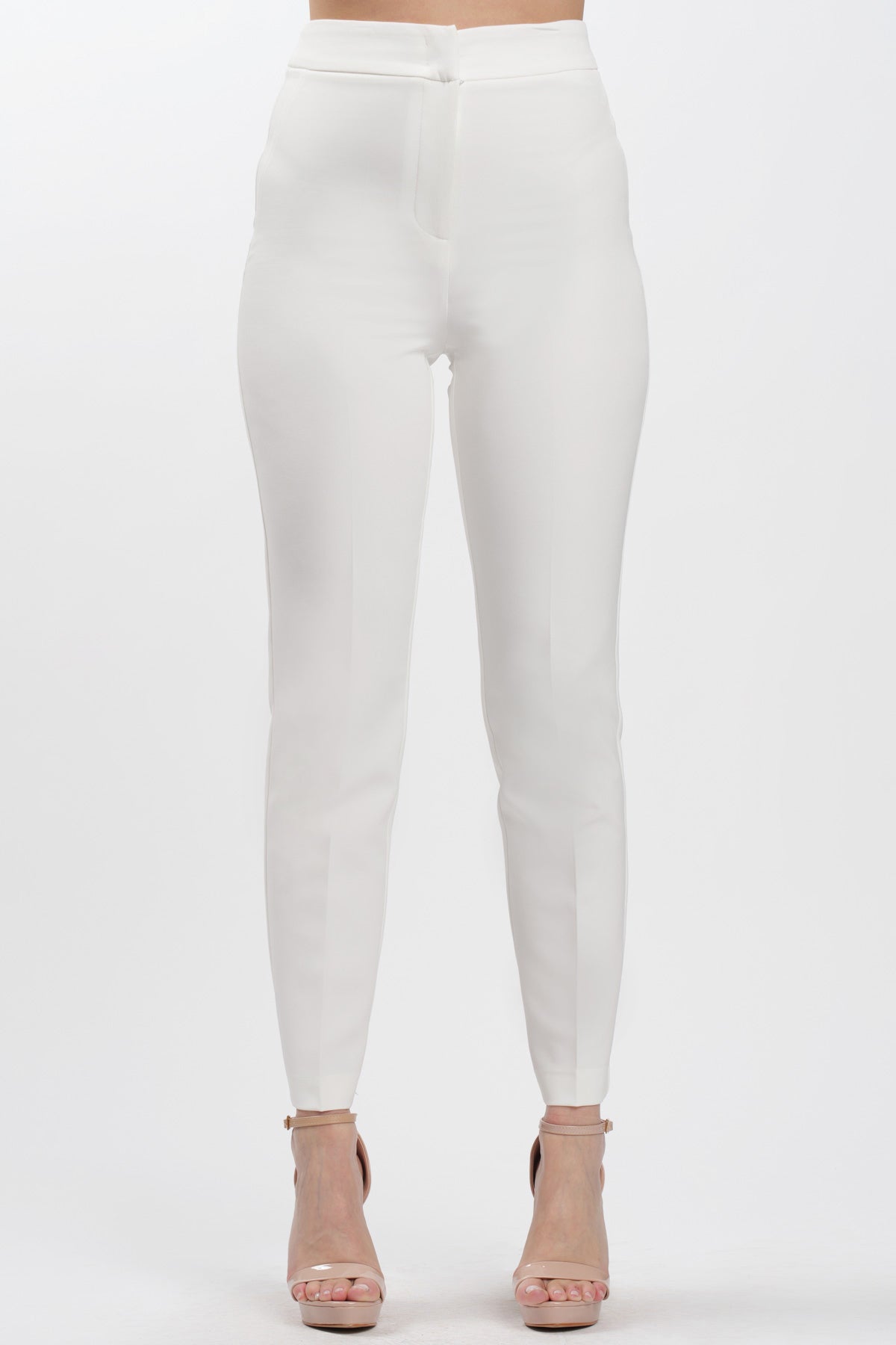 Slim Pants Basic Bianco