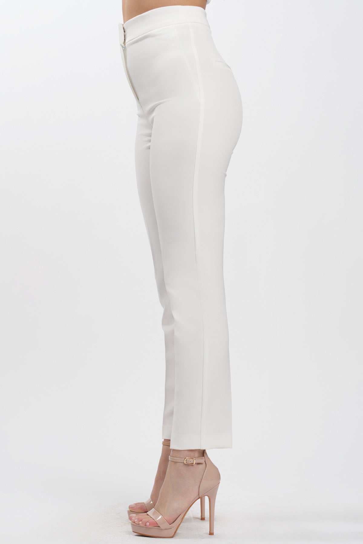 Slim Pants Basic Bianco