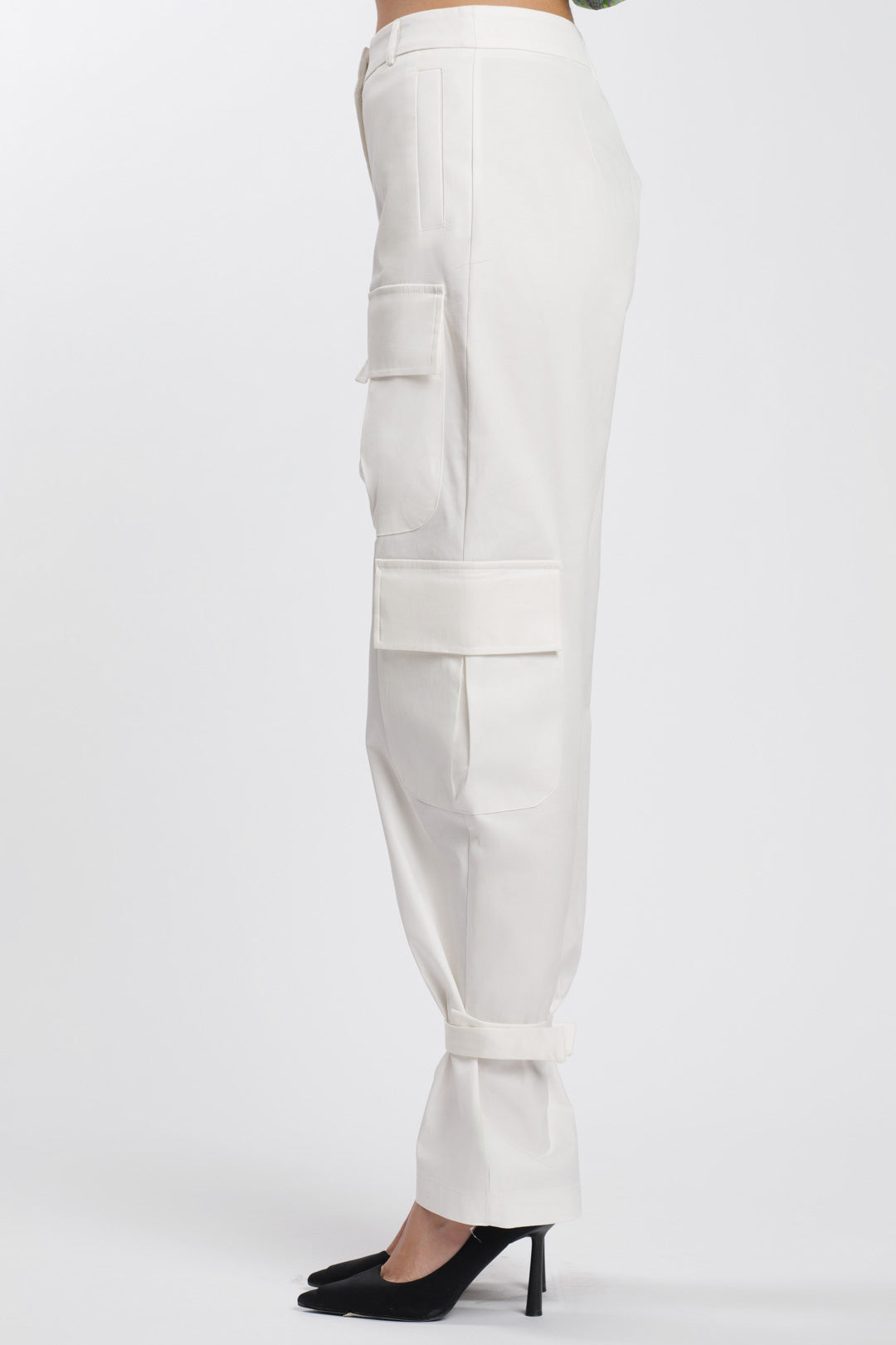 Cargo Pockets Pants Off-White
