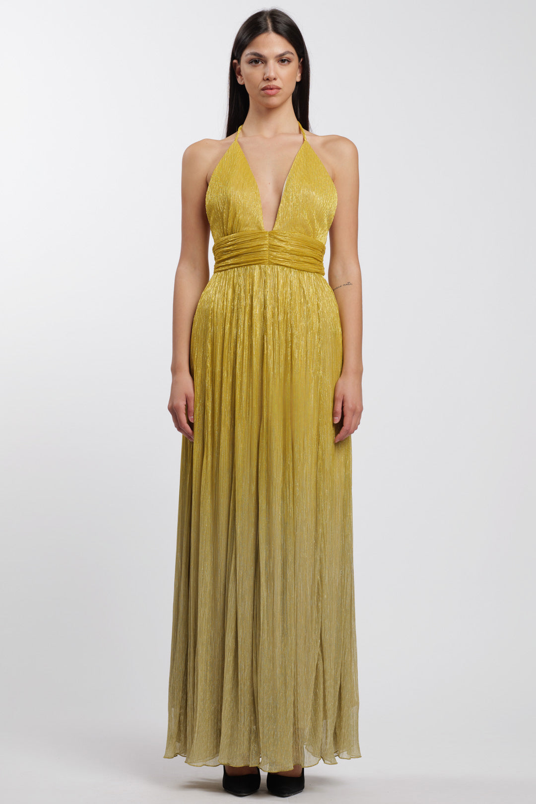 Empire Dress Gold