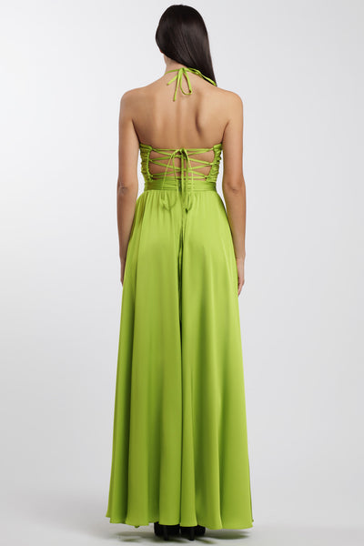 Rings Dress Chartreuse