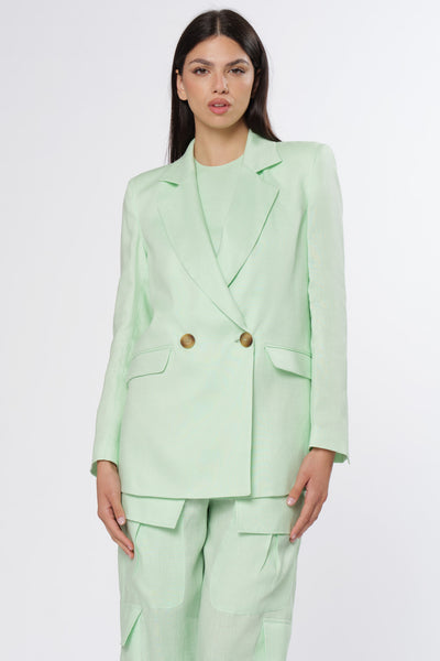 Linen Blazer Menta