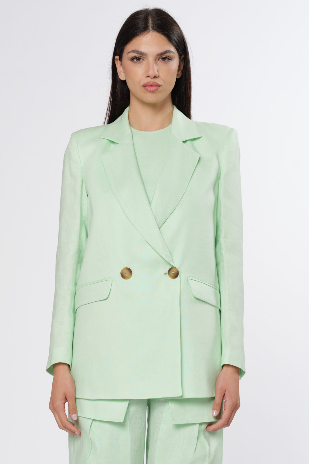 Linen Blazer Menta