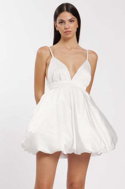 Bubble Dress Bianco