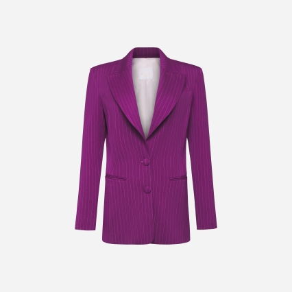 Mono Pinstripe Blazer
